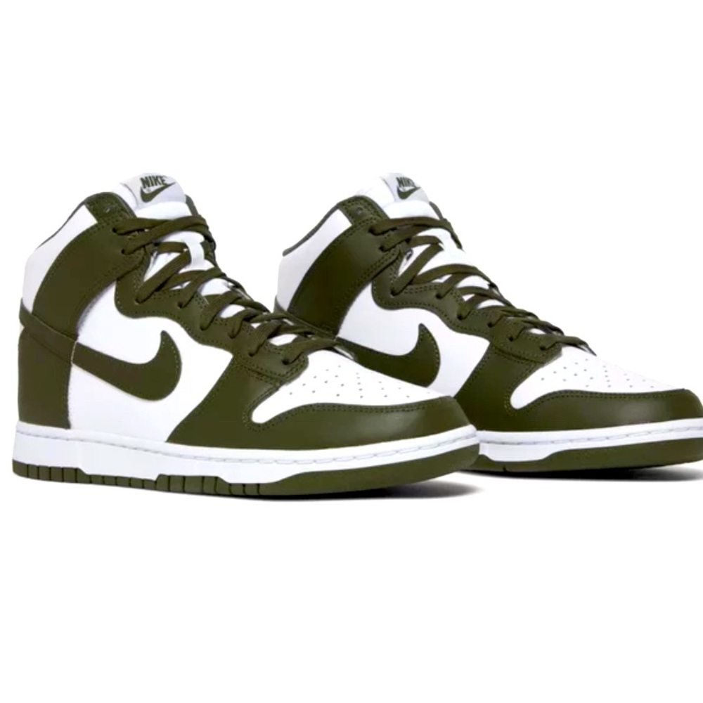 Brand New Nike Dunk High - Olive/Cargo Khaki